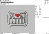 Yo Mi B V7 Embroidery File 6 sizes