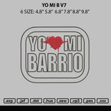 Yo Mi B V7 Embroidery File 6 sizes