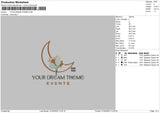 Your Dream Embroidery File 6 sizes