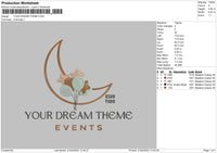 Your Dream Embroidery File 6 sizes