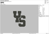 Ys V1 Embroiery File 6 sizes