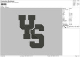 Ys V1 Embroiery File 6 sizes