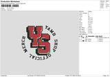 Ys V3 Embroidery File 6 sizes