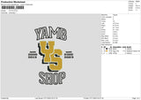 Ys V4 Embroidery File 6 sizes