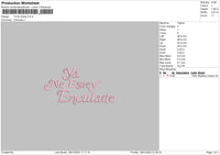 Estoytext Embroidery File 6 sizes