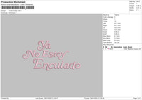 Estoytext Embroidery File 6 sizes