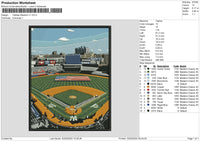 Stadium Embroidery File 6 sizes