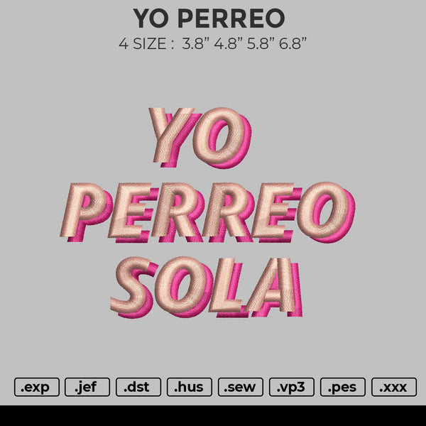 YO PERREO