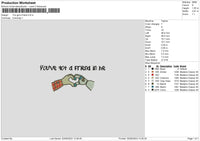 You Got A Friend Embroidery File 6 sizes