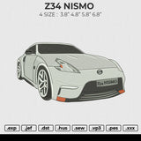 Z34 NISMO Embroidery