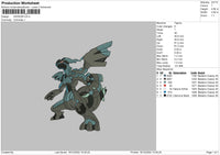 Zekrom Emboider File 6 sizes