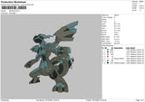 Zekrom Emboider File 6 sizes