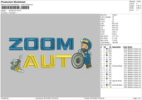 Zoom Aut Embroidery