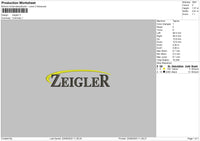 Zeigler Embroidery File 6 sizes