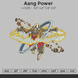 Aang Power Embroidery