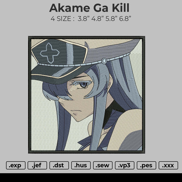 Akame Ga Kill Embroidery