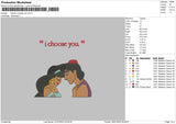 I Choose You Embroidery File 6 sizes