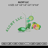 Alchy Llc Embroidery File 6 sizes