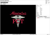 Alexandra Embroidery File 6 sizes