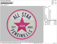 All Star Embroidery