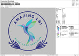 Amazing Circle Embroidery File 6 sizes