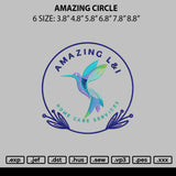 Amazing Circle Embroidery File 6 sizes