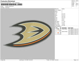 Anaheim Ducks Embroidery