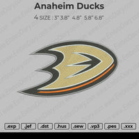 Anaheim Ducks Embroidery