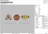 Animals Heads Embroidery File 6 sizes