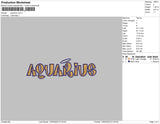 Aquarius Embroidery