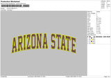 Arizonatext Embroidery File 6 sizes