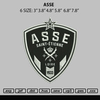 Asse Embroidery File 6 sizes