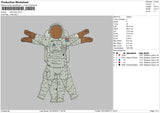 Astronaut Embroidery File 6 sizes