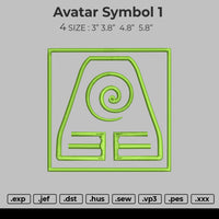 Avatar Symbol 1 Embroidery