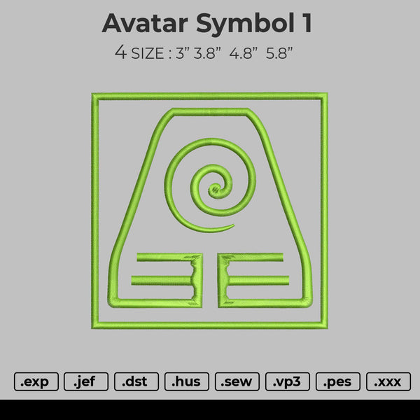 Avatar Symbol 1 Embroidery