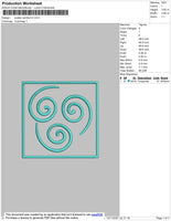 Avatar Symbol 4 Embroidery