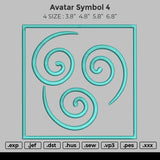 Avatar Symbol 4 Embroidery