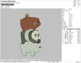 Bare Bears Embroidery