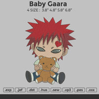 Baby Gaara Embroidery