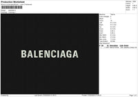 Balentext Embroidery File 6 sizes