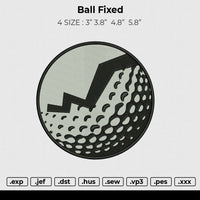 Ball Fixed Embroidery