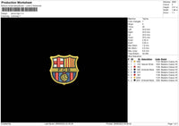 Barca 2909 Embroidery File 6 sizes