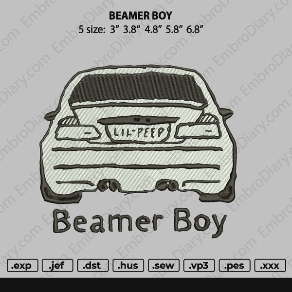 Beamer Boy Embroidery