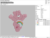 Bear Rainbow Embroidery