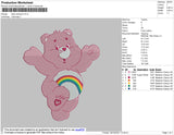 Bear Rainbow Embroidery