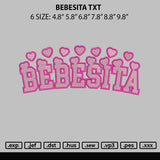 Bebesita Txt Embroidery