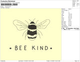 Bee Kind Embroidery