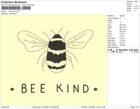 Bee Kind Embroidery