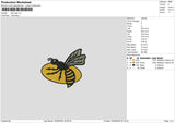 Bee 2402 Embroidery File 6 sizes