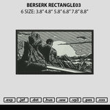 Berserk Rectangle03 Embroidery File 6 sizes